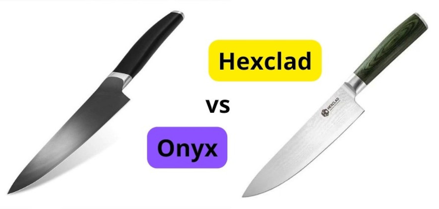 Hexclad vs Onyx kockknivar 20 cm