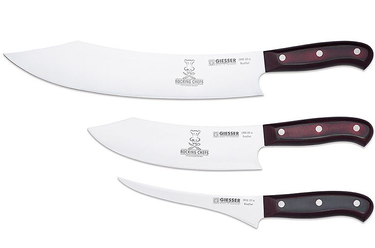 3 knivar i serien Premium Cut från Giesser