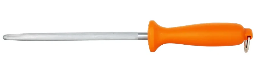 Skärpstål med orange handtag från Morakniv och deras Hunting-serie